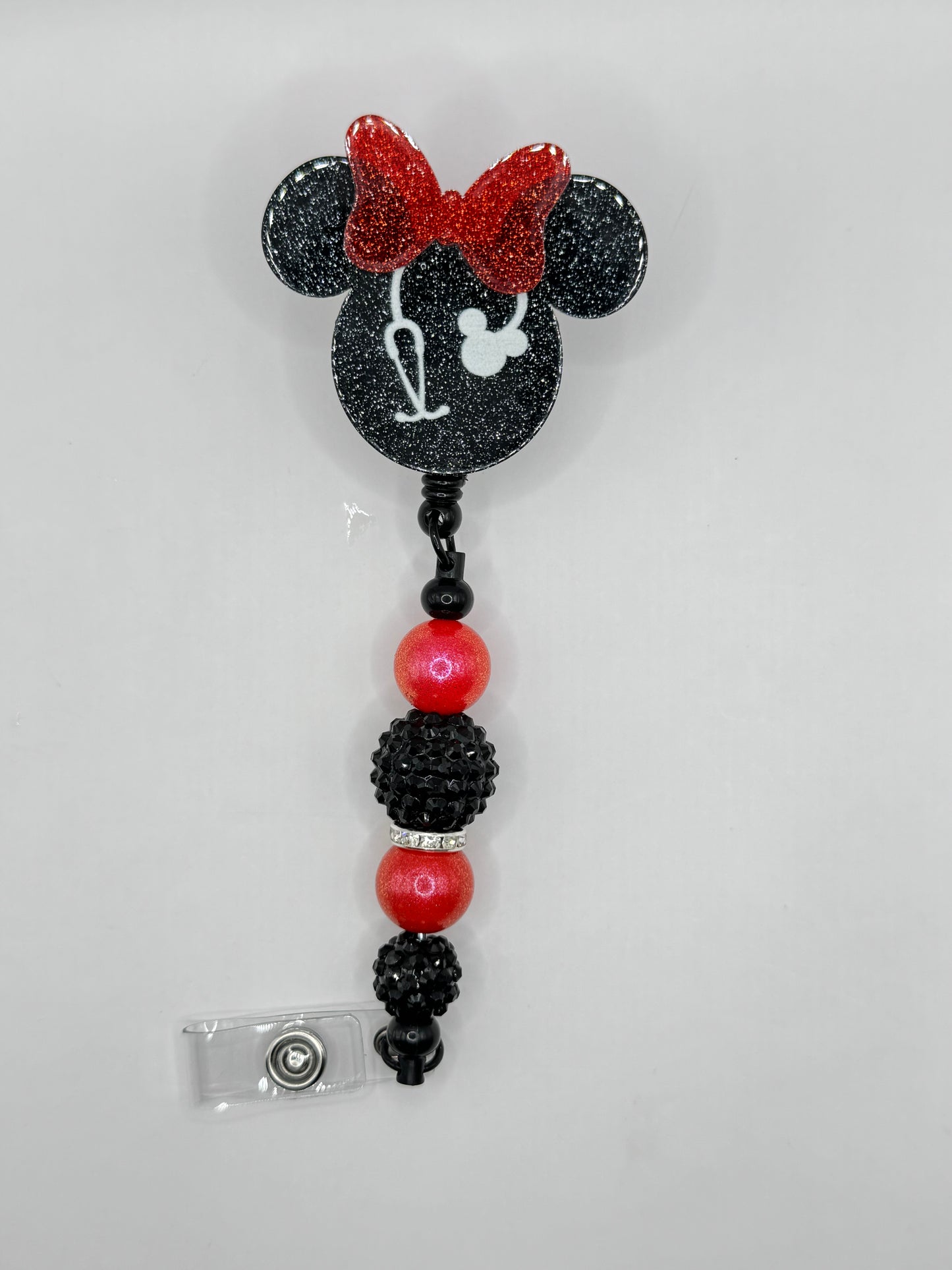 Black Mouse ID Holder (From Mickey & Minnie Mouse)