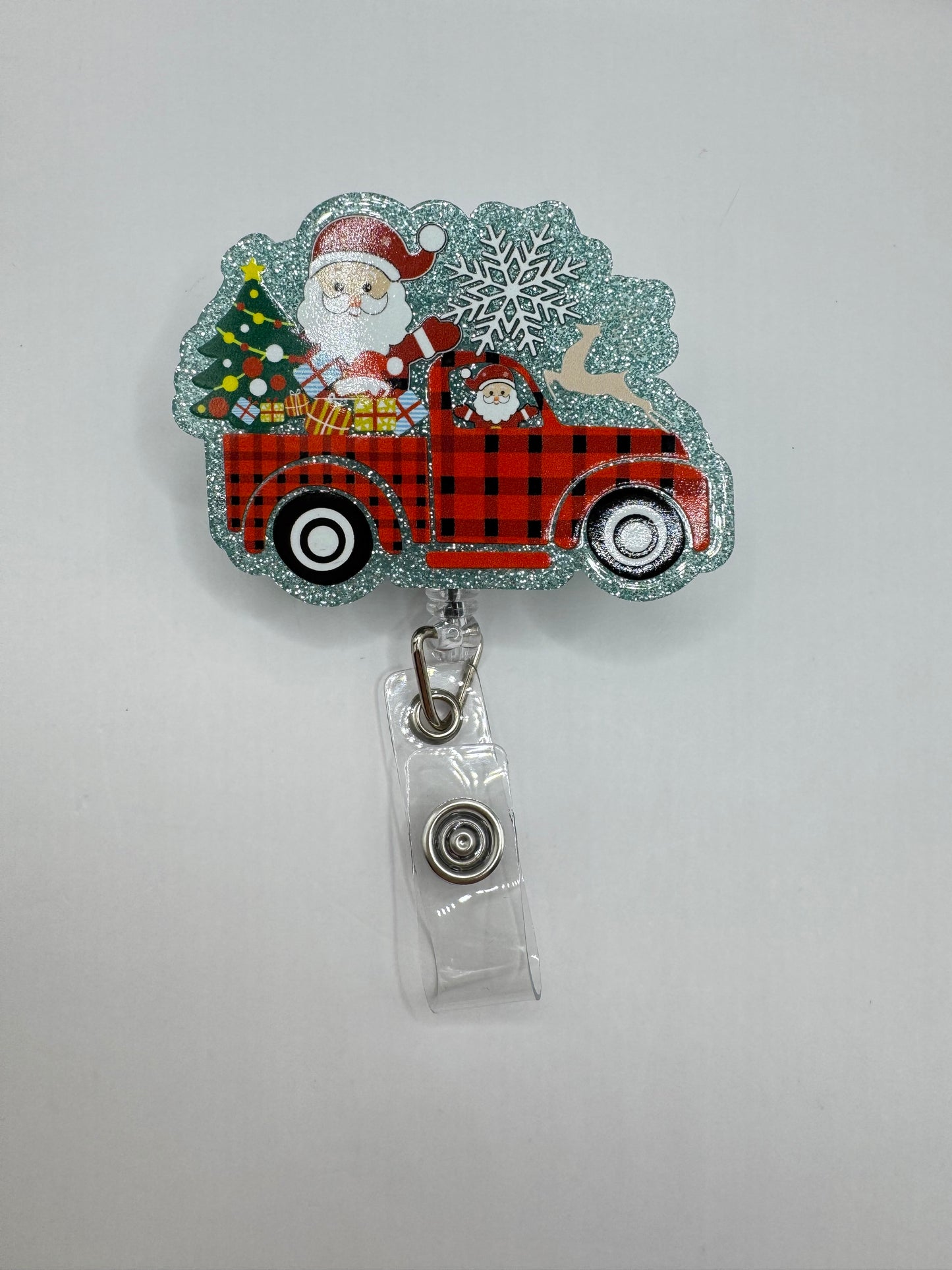 Santa Truck ID Holder