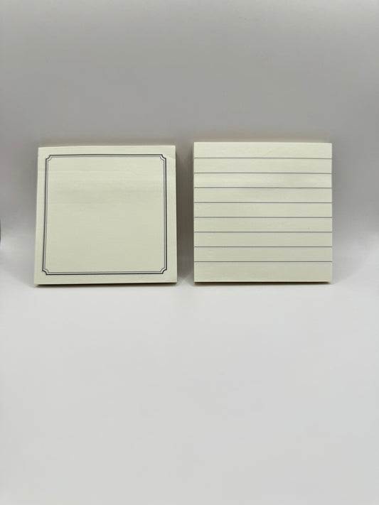 Cream Sticky Notes