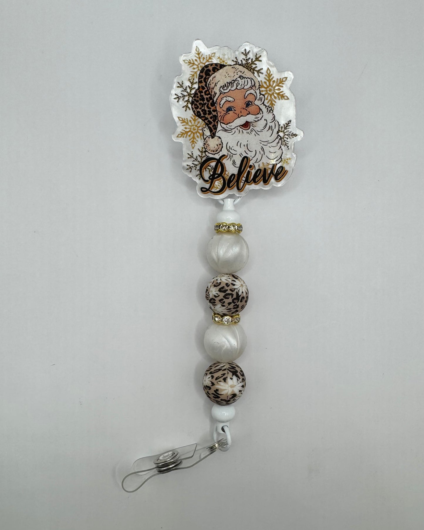 “Believe” Christmas ID Holder