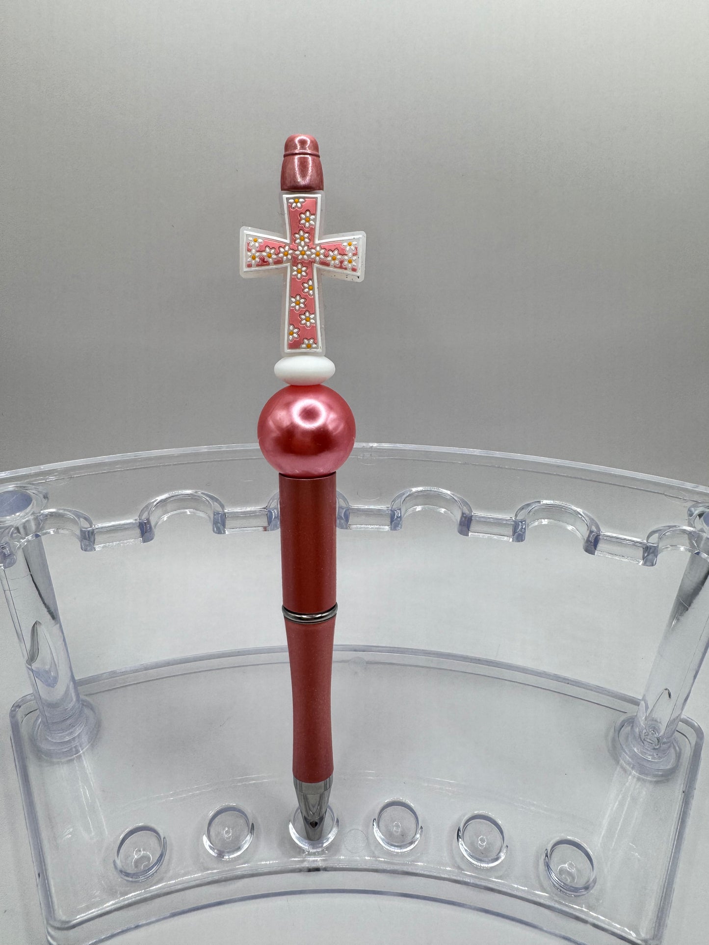 Pink Flower Cross Pen