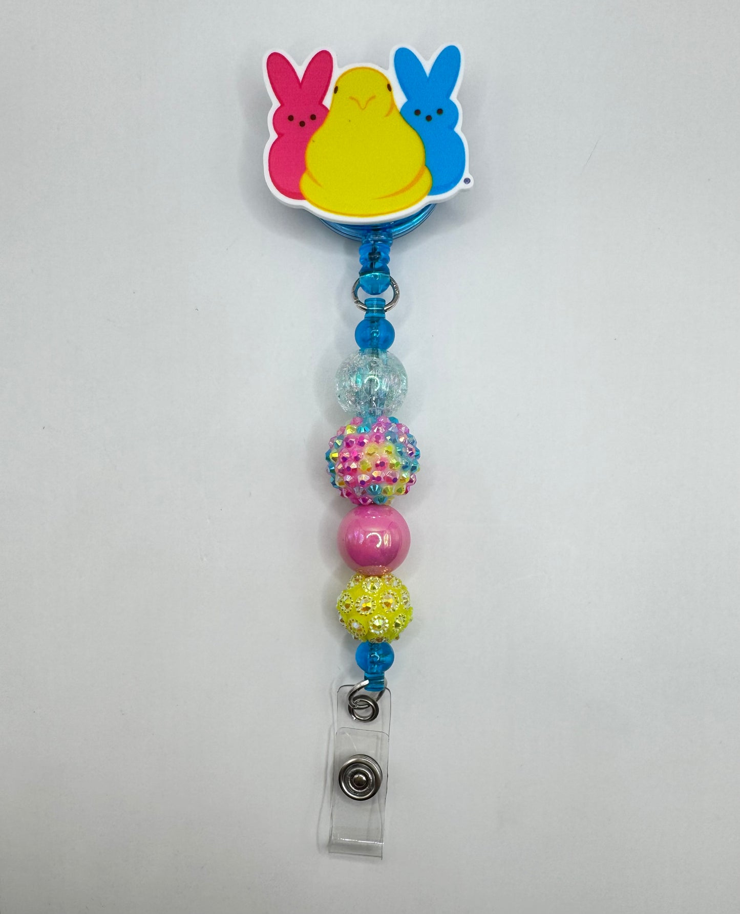 Bunny Peeps Easter ID Holder