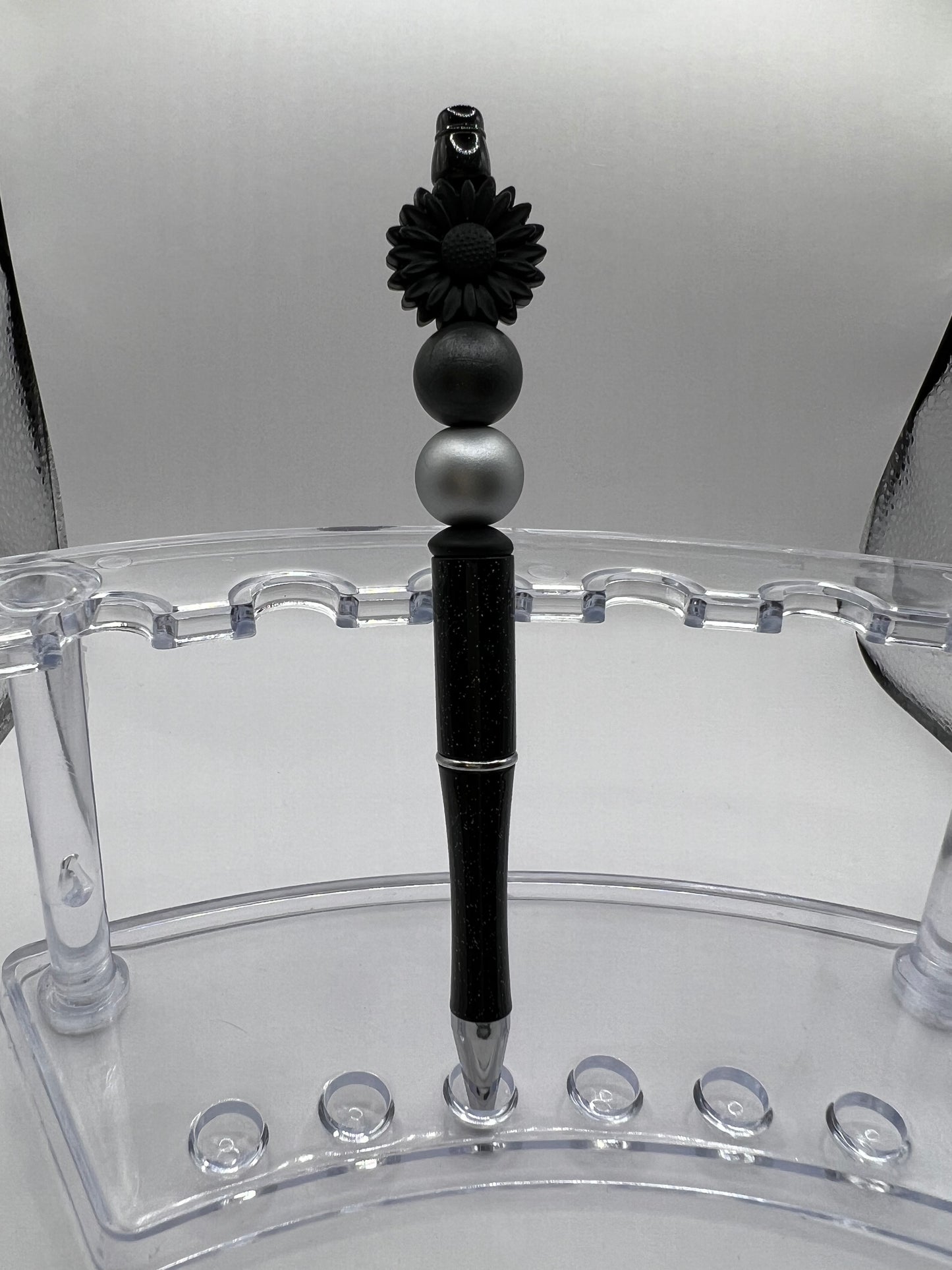 Black Matte Goth Sunflower