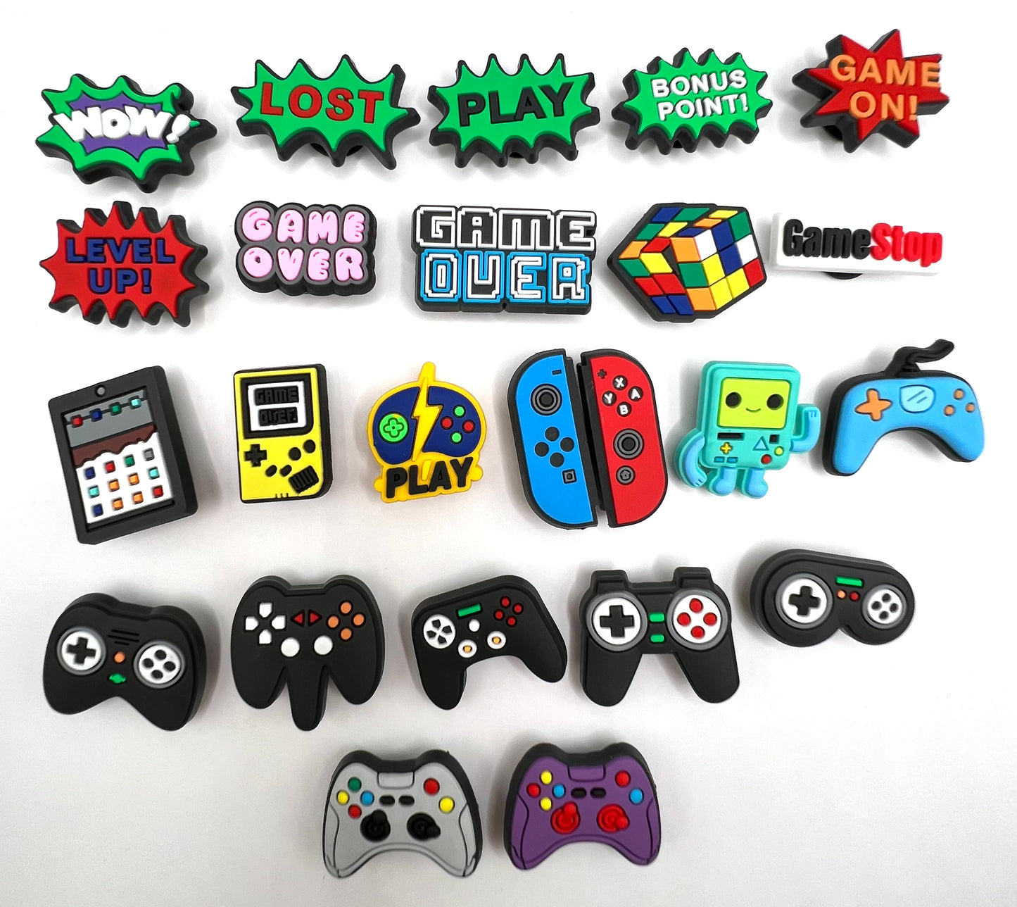 Video Game Shoe Charms