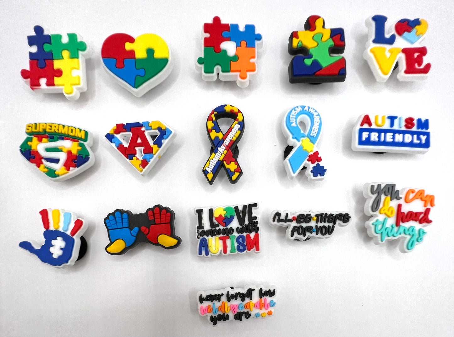 Autism Shoe Charms