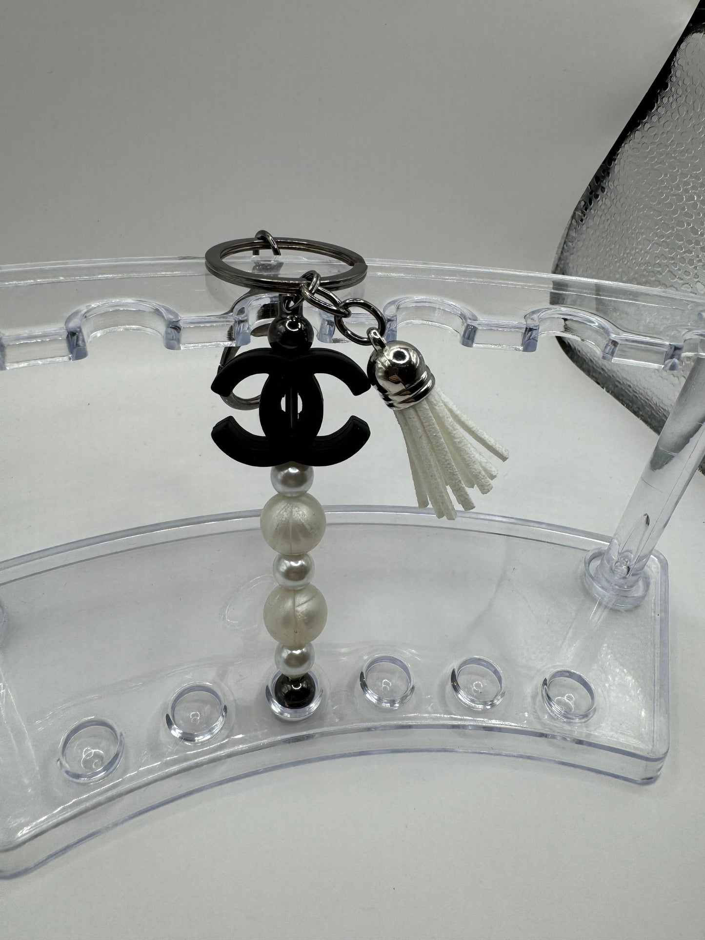 "CC" Designer Keychain