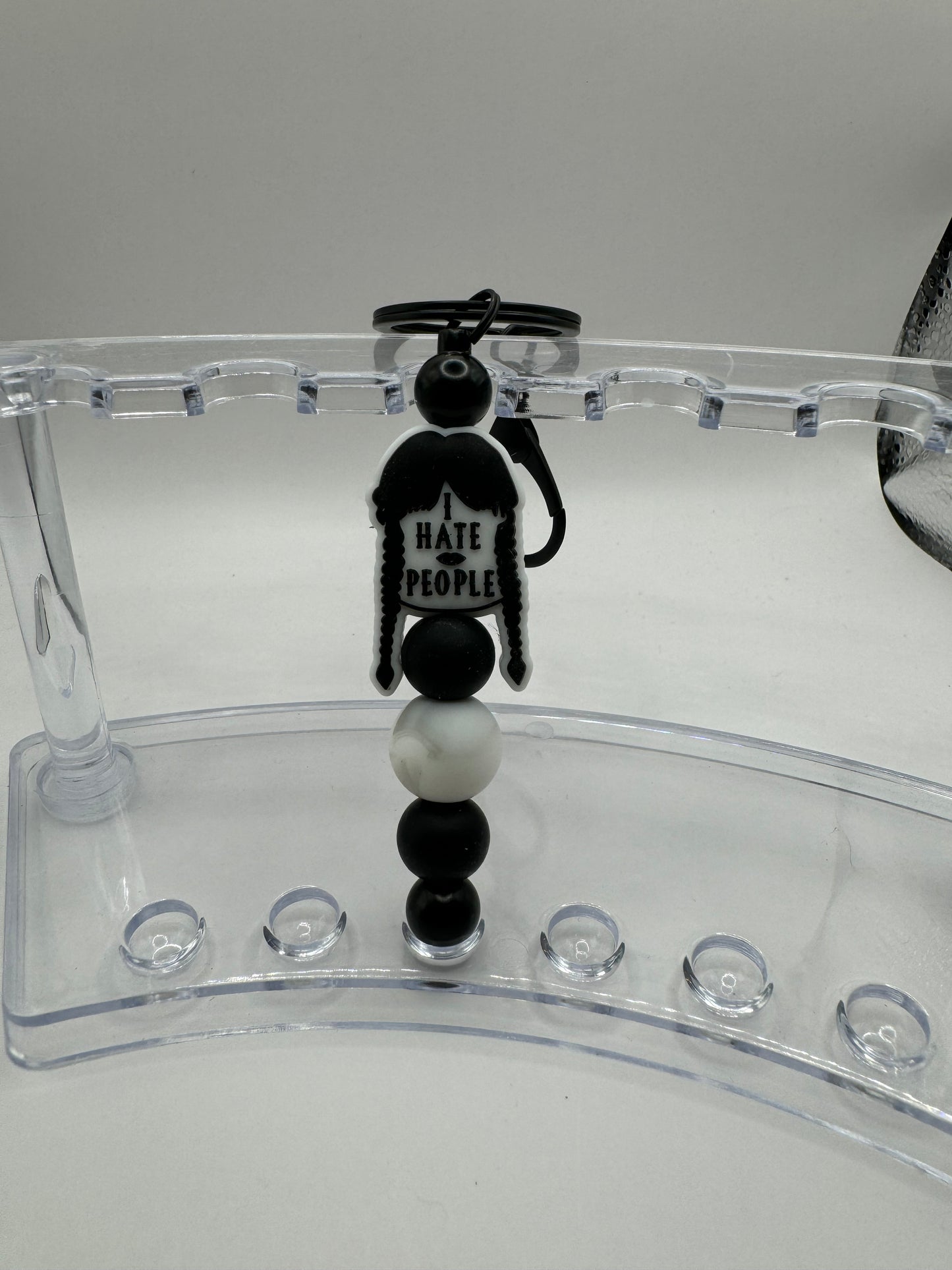 "I Hate People" Keychain