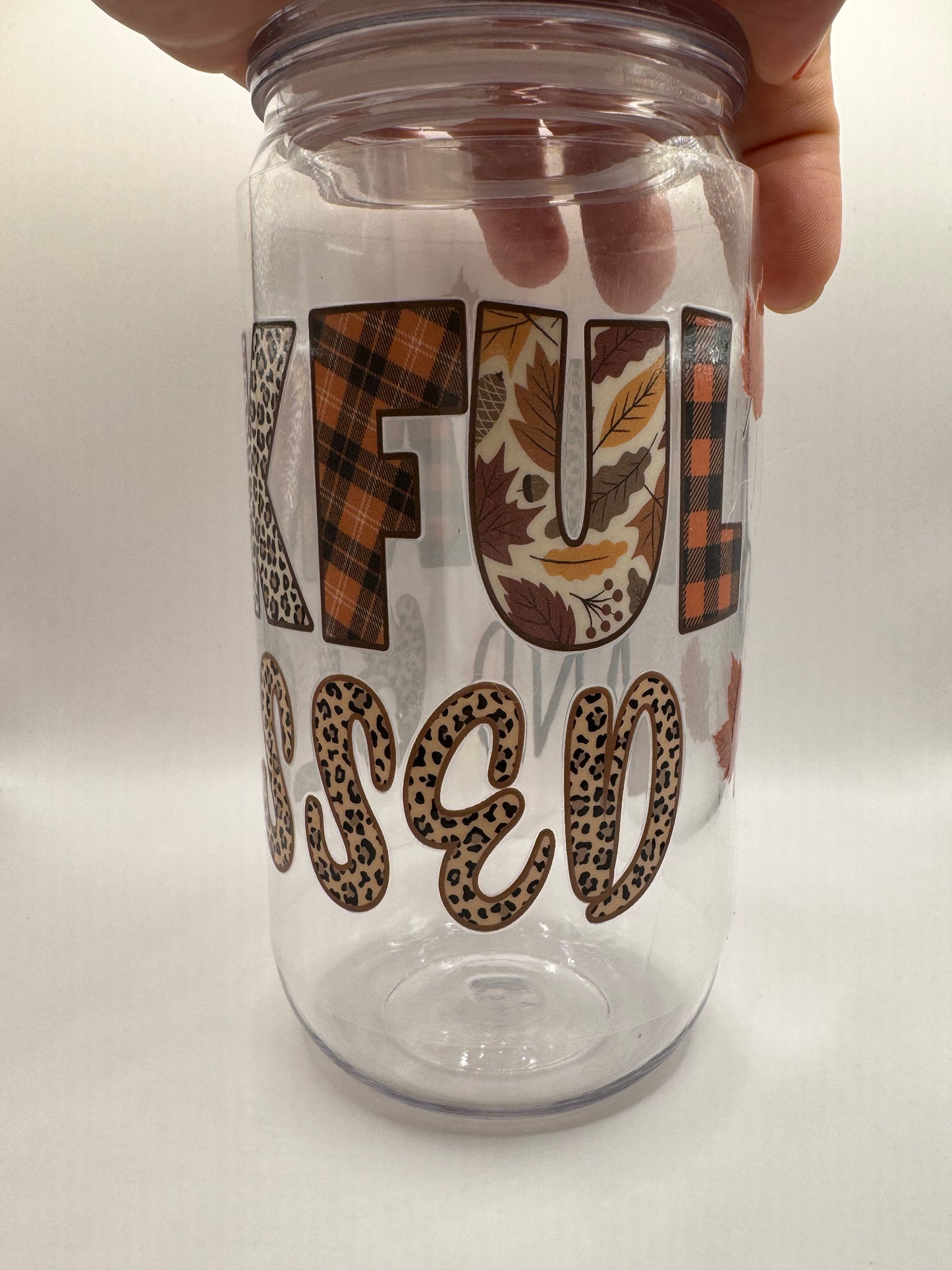 "Thankful & Blessed" Cup