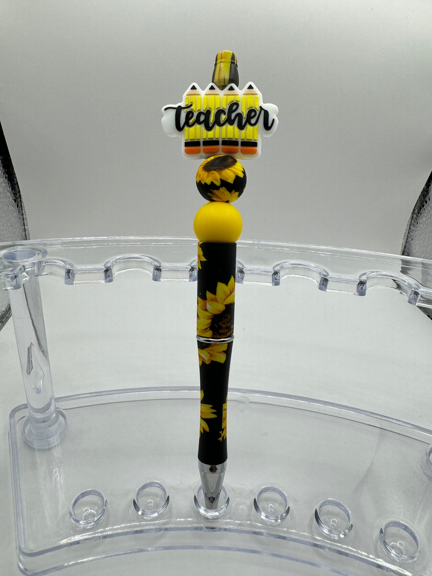 "Teacher" Sunflower Pen