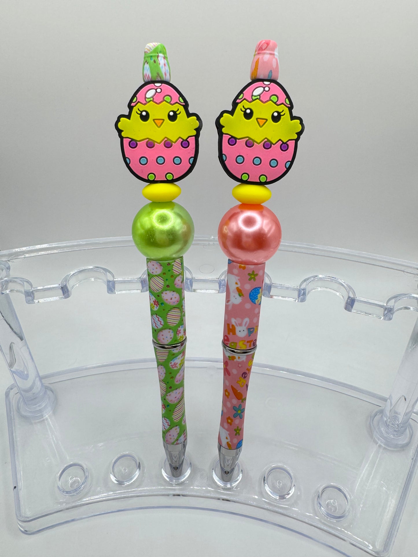 Yellow Chicks in Egg Easter Pens