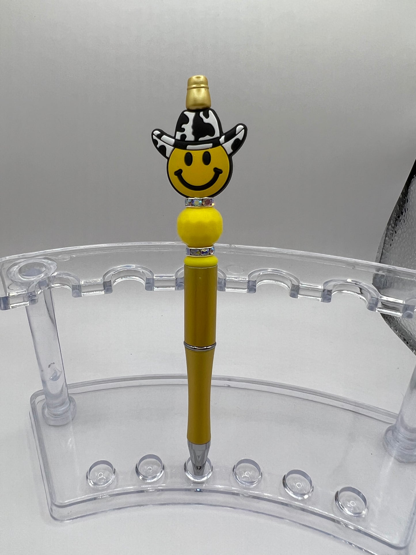 Yellow Cowboy Smiley Pen