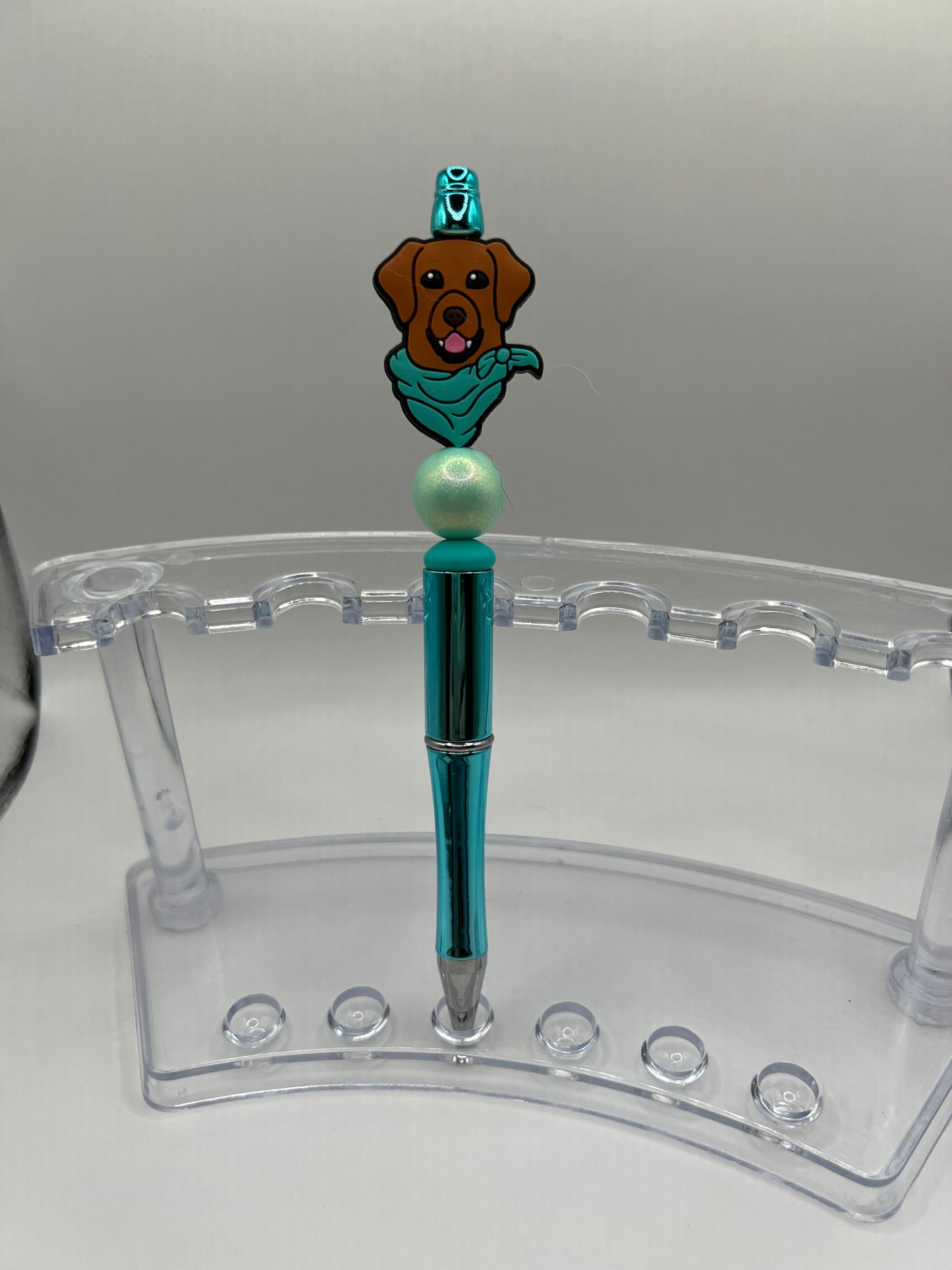 Labrador Opal Teal Pen