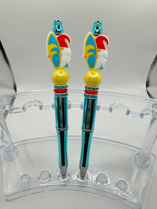 Gnome with Surfboard Pens