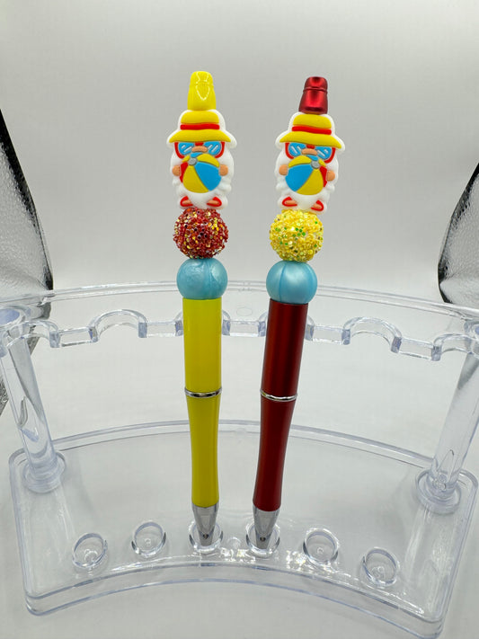 Gnome with Beach Ball Pens