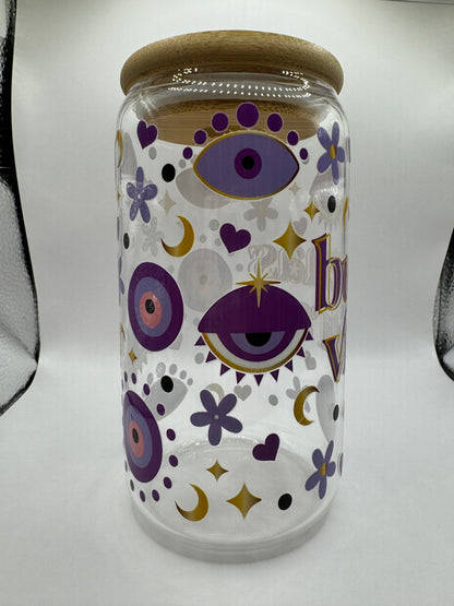 “Buenas Vibras” (Glass Cup)