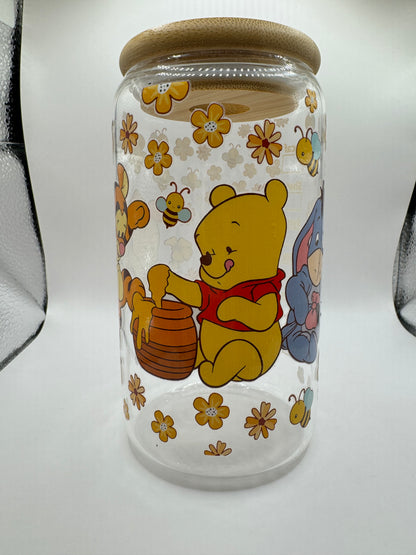 Winnie & Friends (Glass Cup)