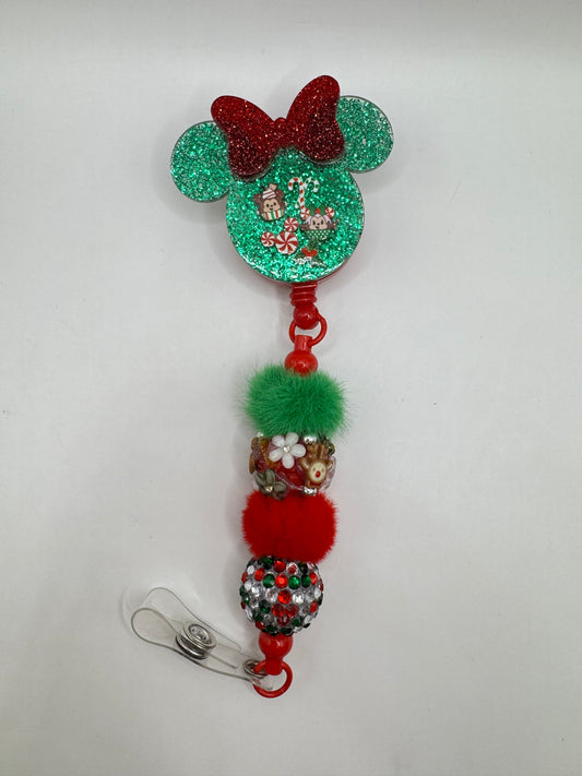 Christmas Minnie ID Holder (From Mickey & Minnie Mouse)