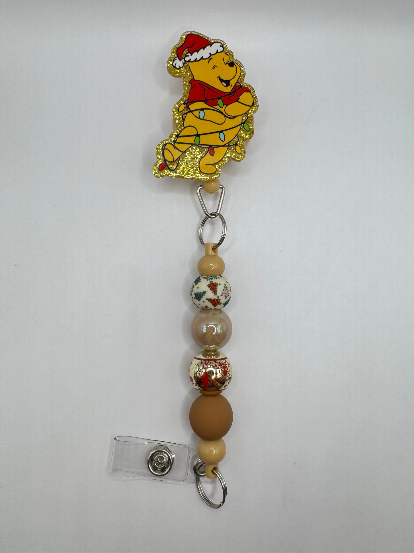 Christmas Pooh ID Holder