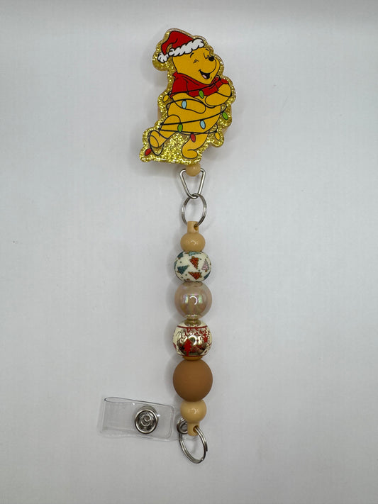 Christmas Pooh ID Holder