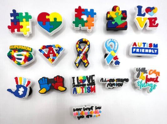 Autism Shoe Charms