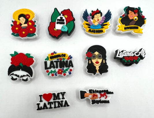 Latina Shoe Charms