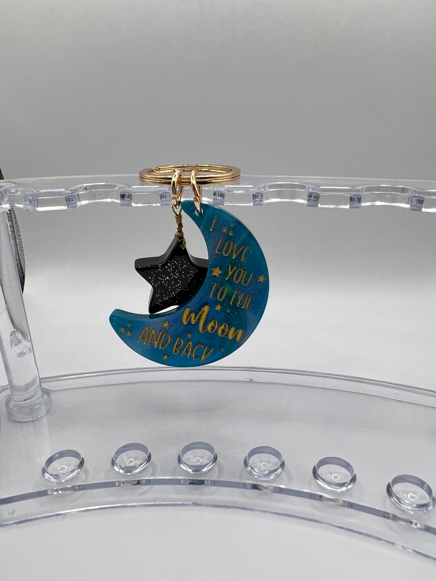 "I Love You To The Moon & Back" Keychain