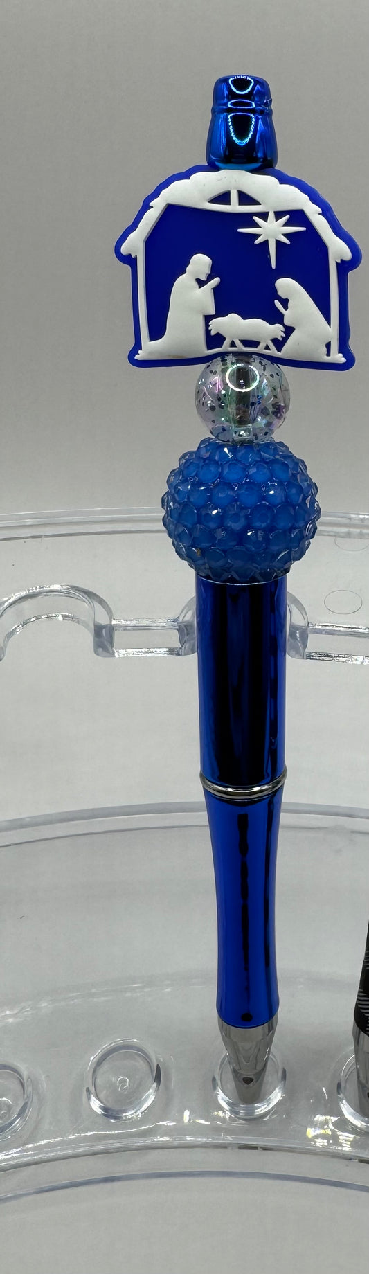 Blue Nativity Pen