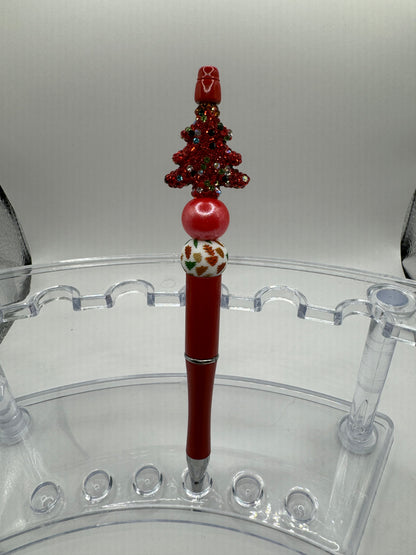 Full-Glitter Christmas Tree Pens