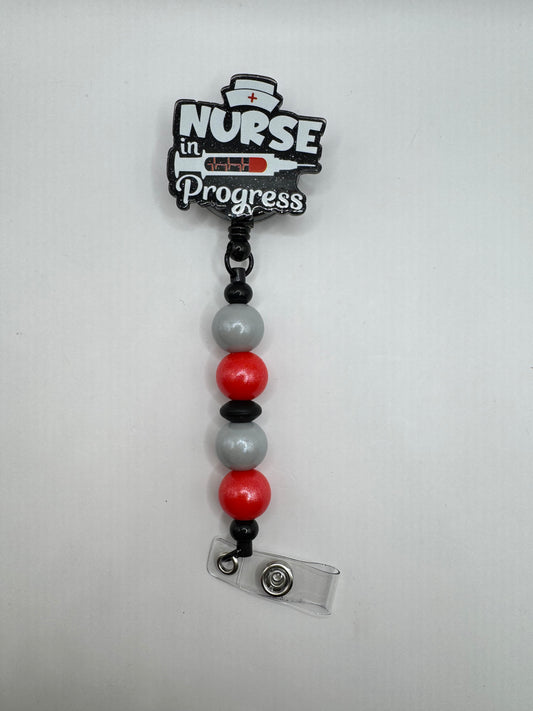 "Nurse in Progress" ID Holder