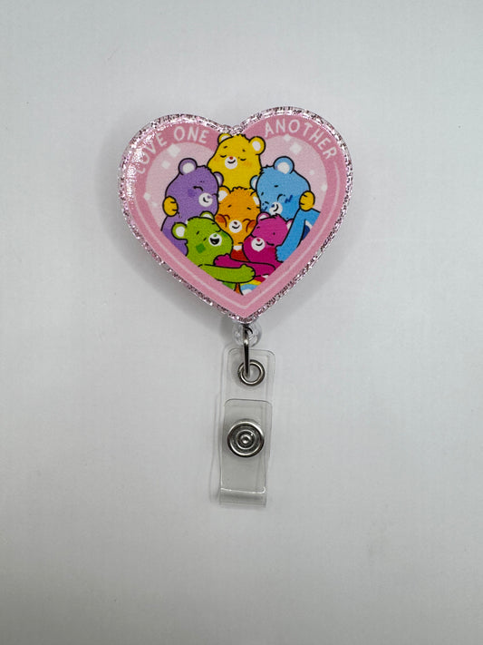 "Love One Another" Care Bears ID Holder