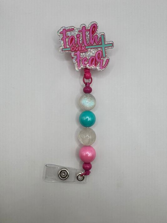 "Faith Over Fear" ID Holder