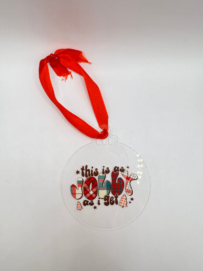 Jolly Christmas Ornaments