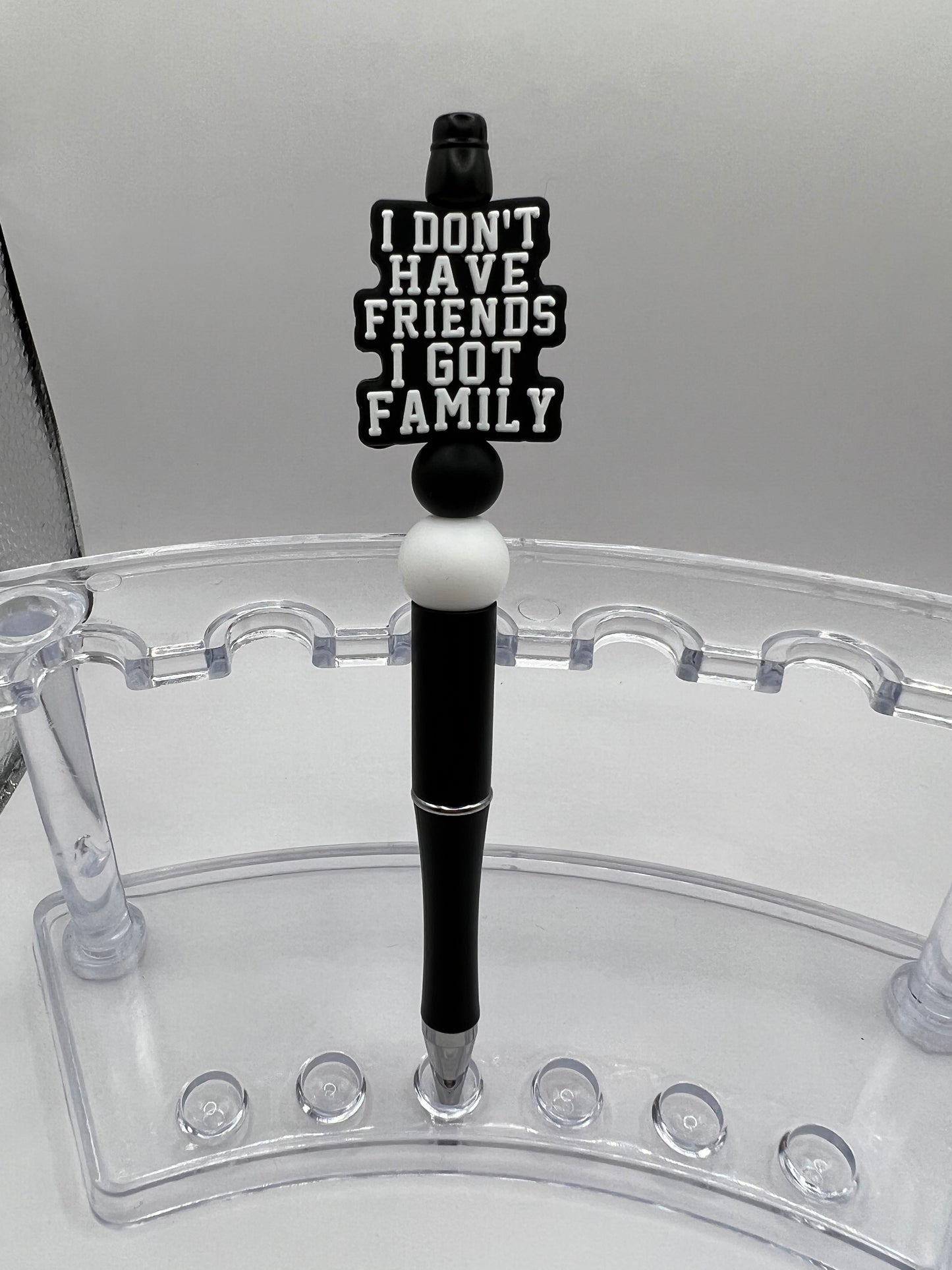 “I Don’t Have Friends, I Got Family” (Fast & Furious) Black Pen